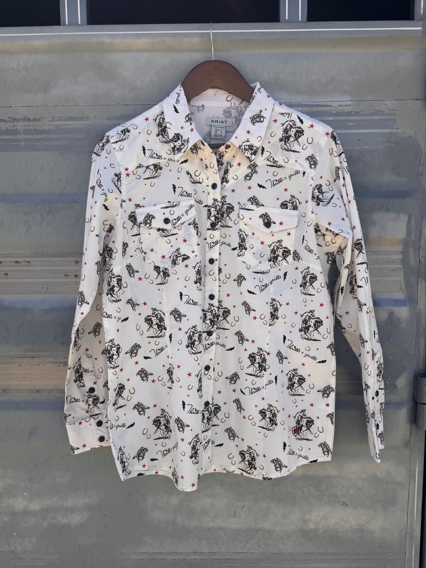 Ariat Thrills and Spills Button Up