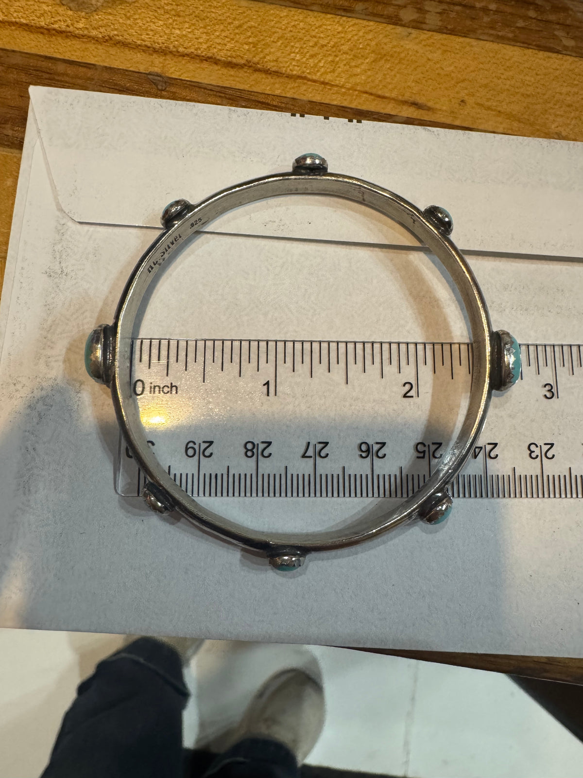 Sterling Silver Turquoise Bangle