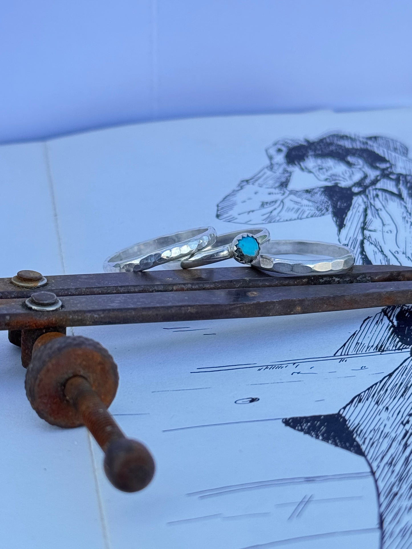 Turquoise Stacker Ring Class Private Class (August 29th hosted by Stormi Love)