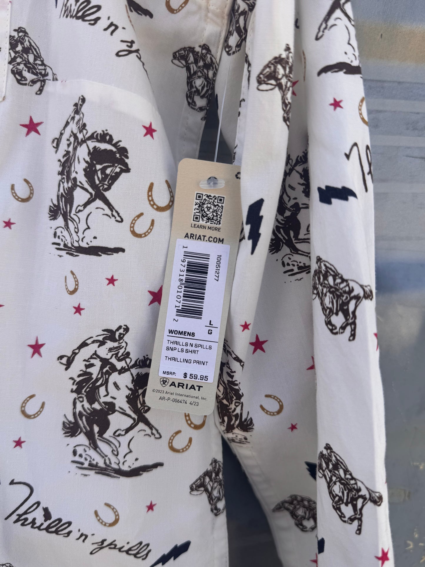 Ariat Thrills and Spills Button Up
