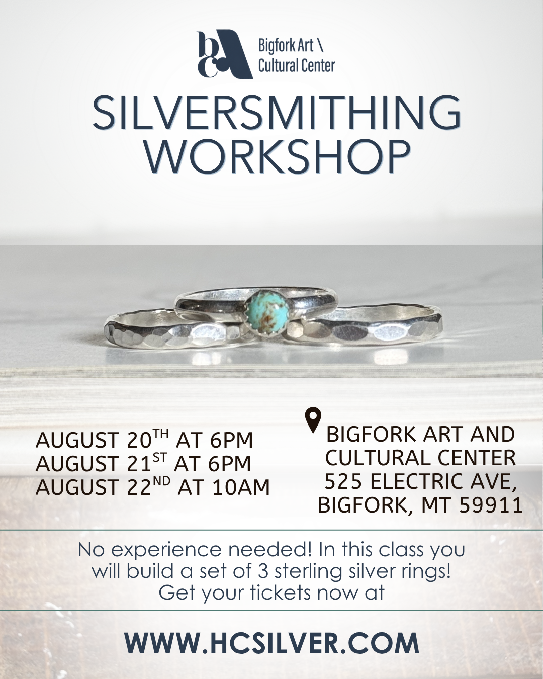 BIGFORK Stacker Ring Class Saturday, August 22nd