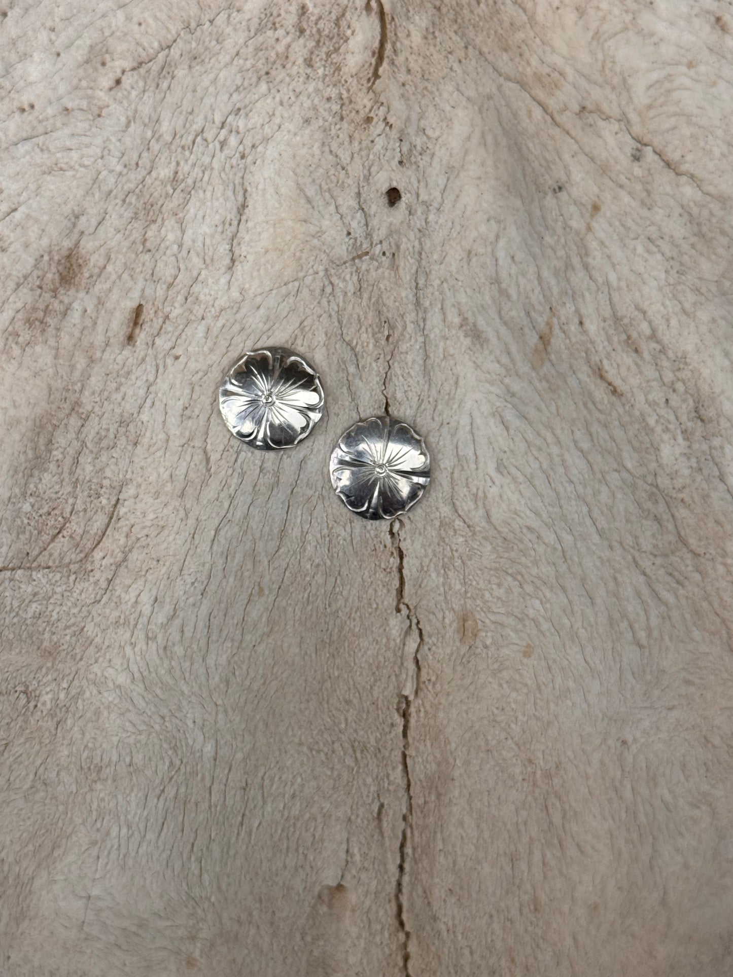 Sterling Flower Studs