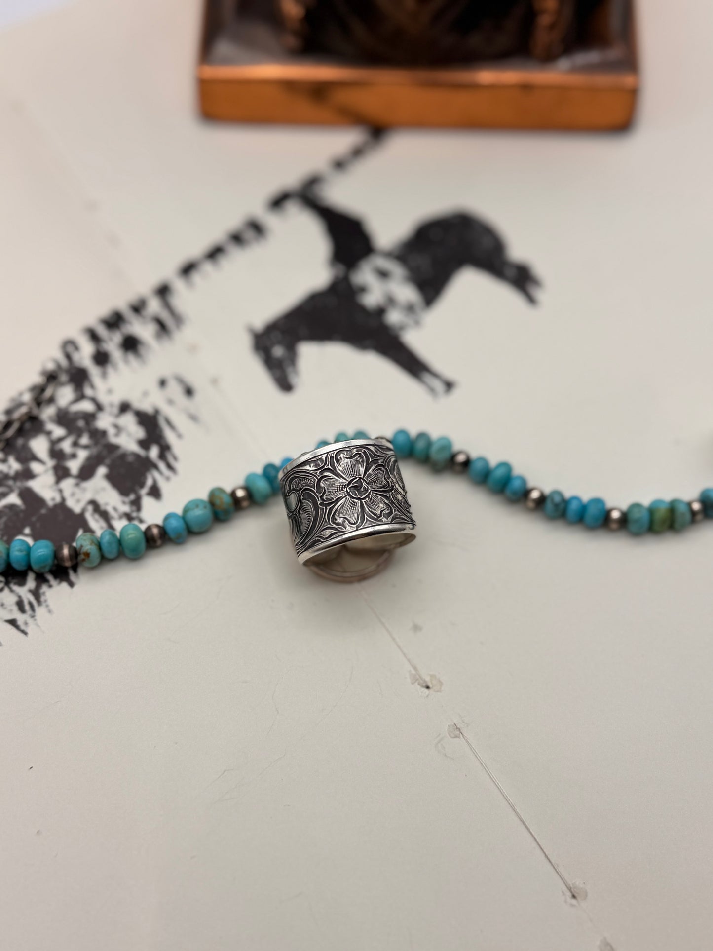 Sterling Flower Band