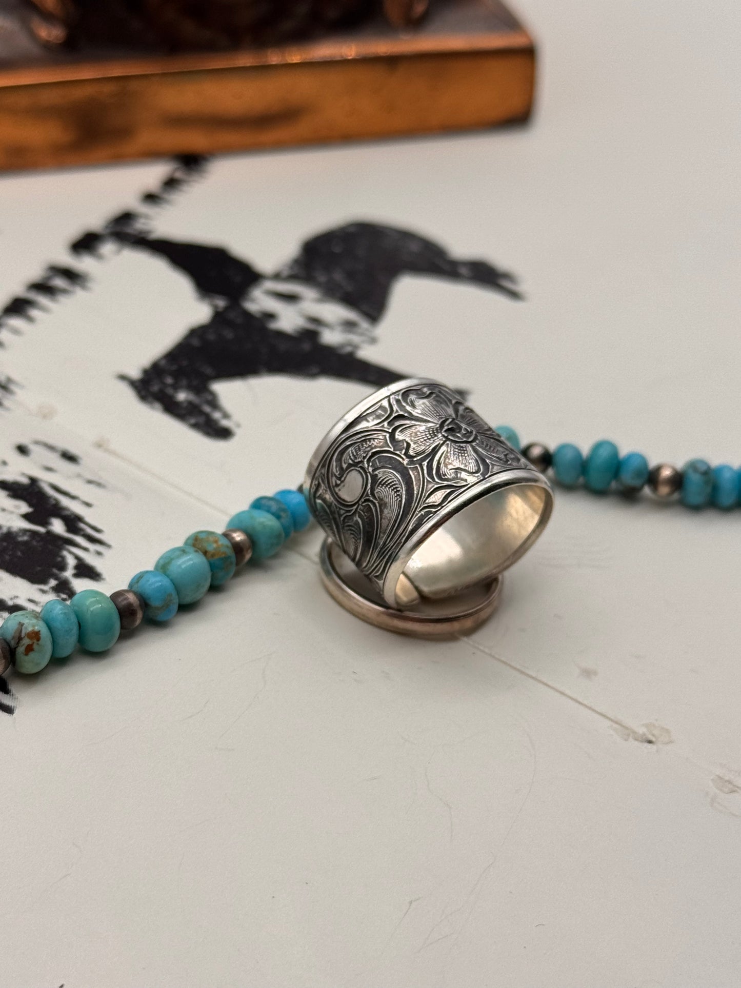 Sterling Flower Band