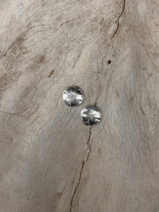 Sterling Flower Studs