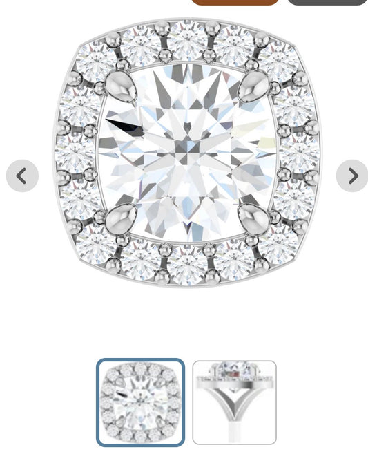 Custom Halo Ring
