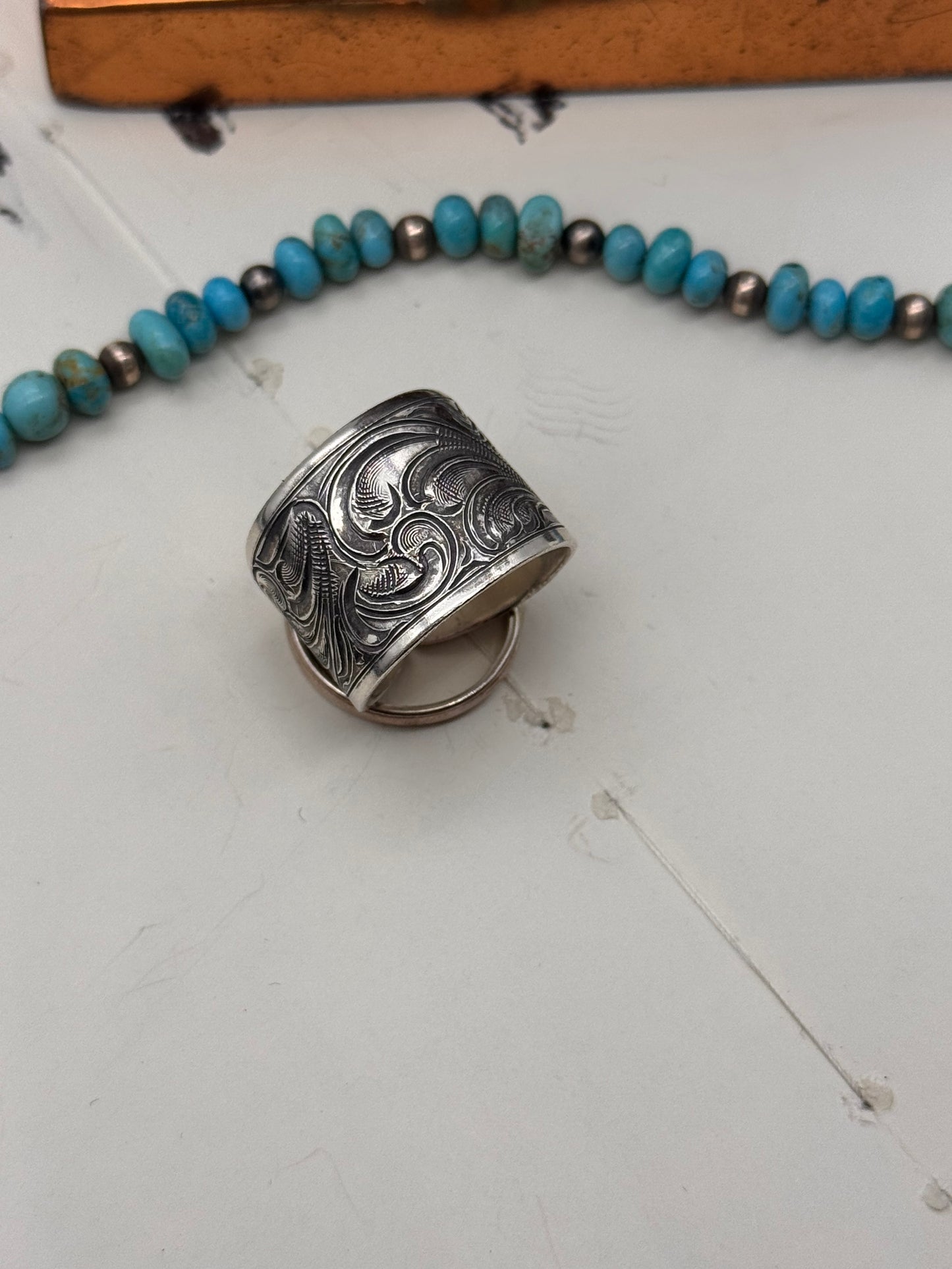 Silver Scroll Band