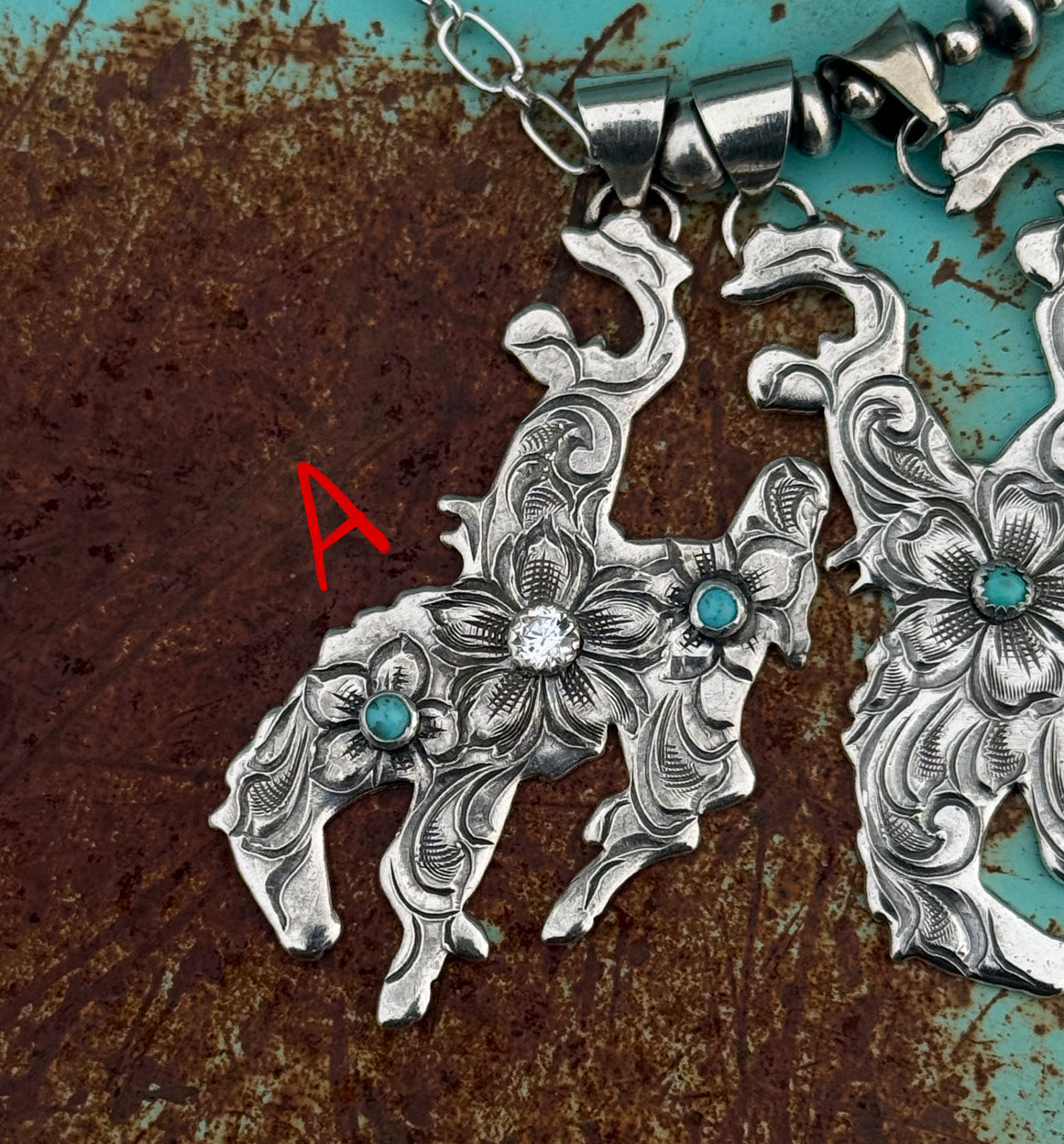 Bucking Horse Pendants