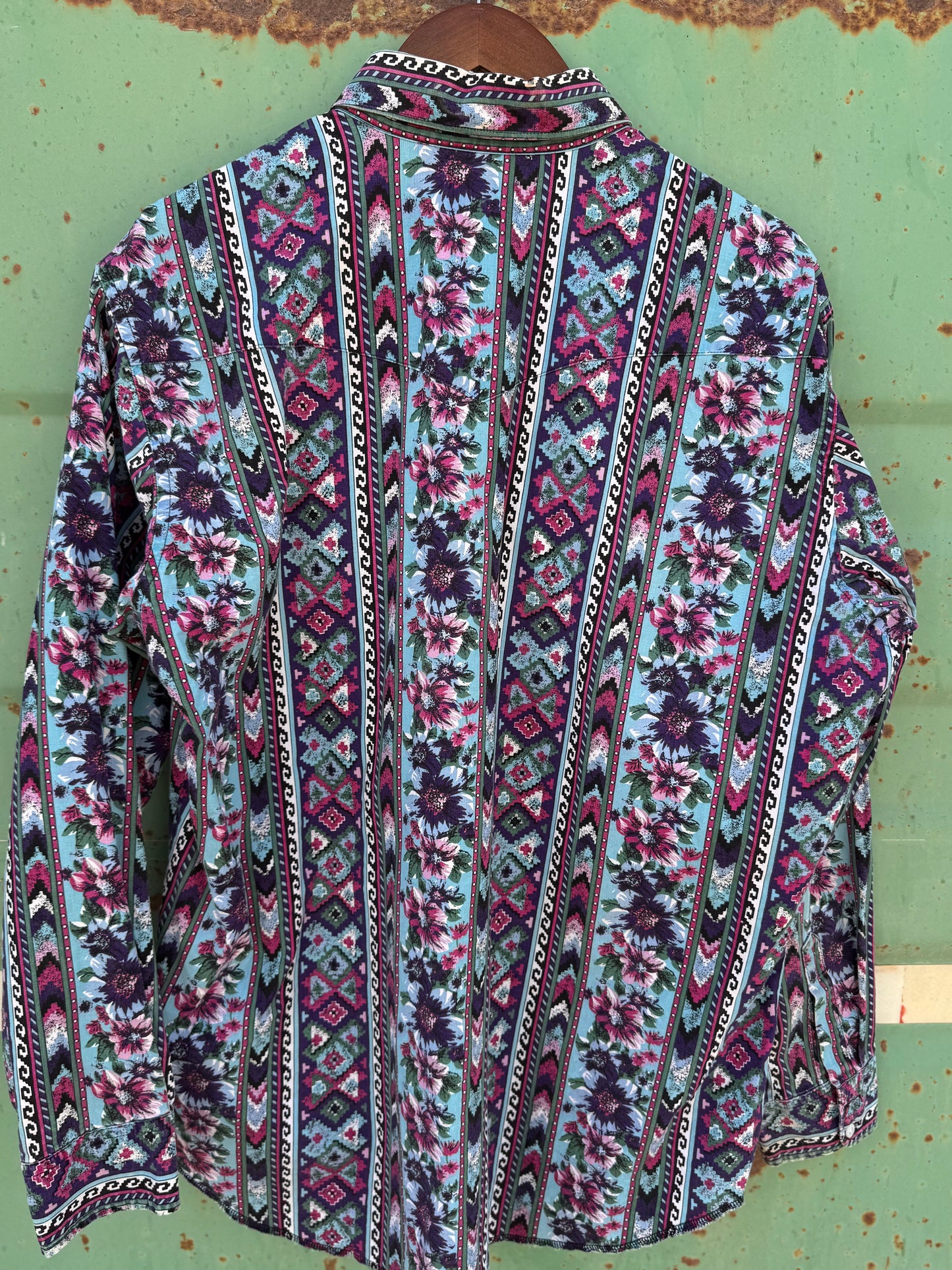 Vintage Wrangler Floral Button Up