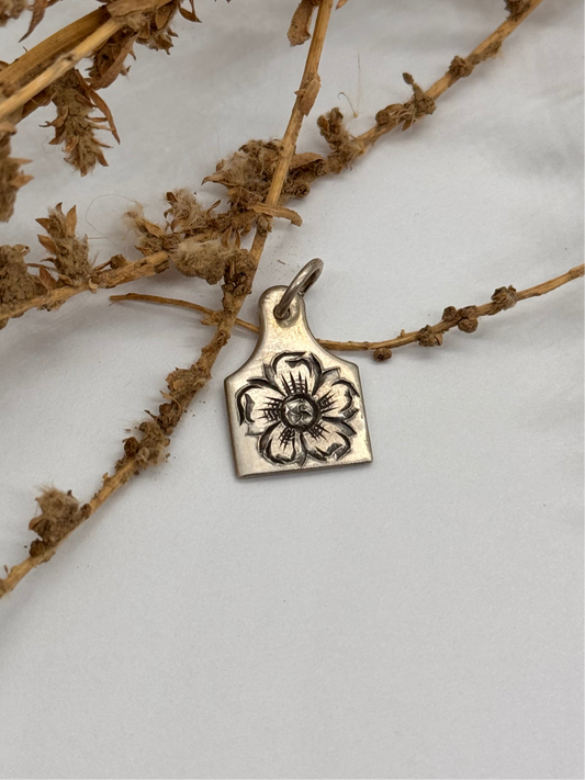 Mini Flower Cattle Tag