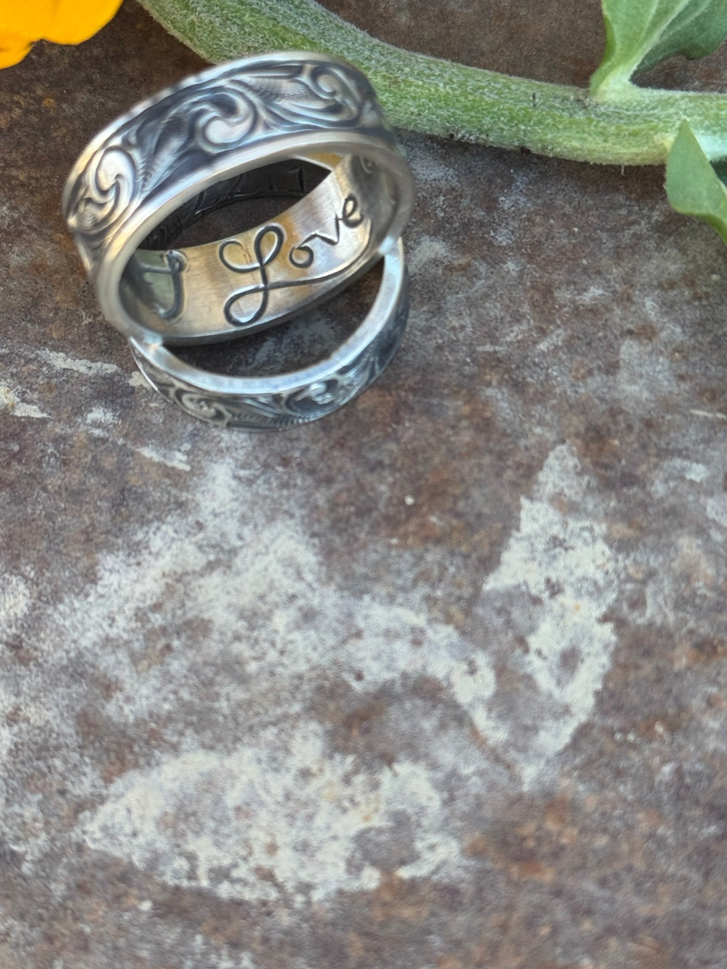 I Love You wedding band