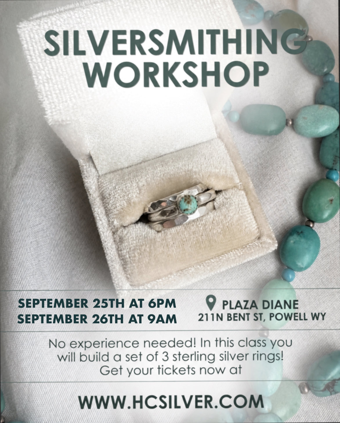 Plaza Diane Stacker Ring Class: Friday, September 25th 6pm