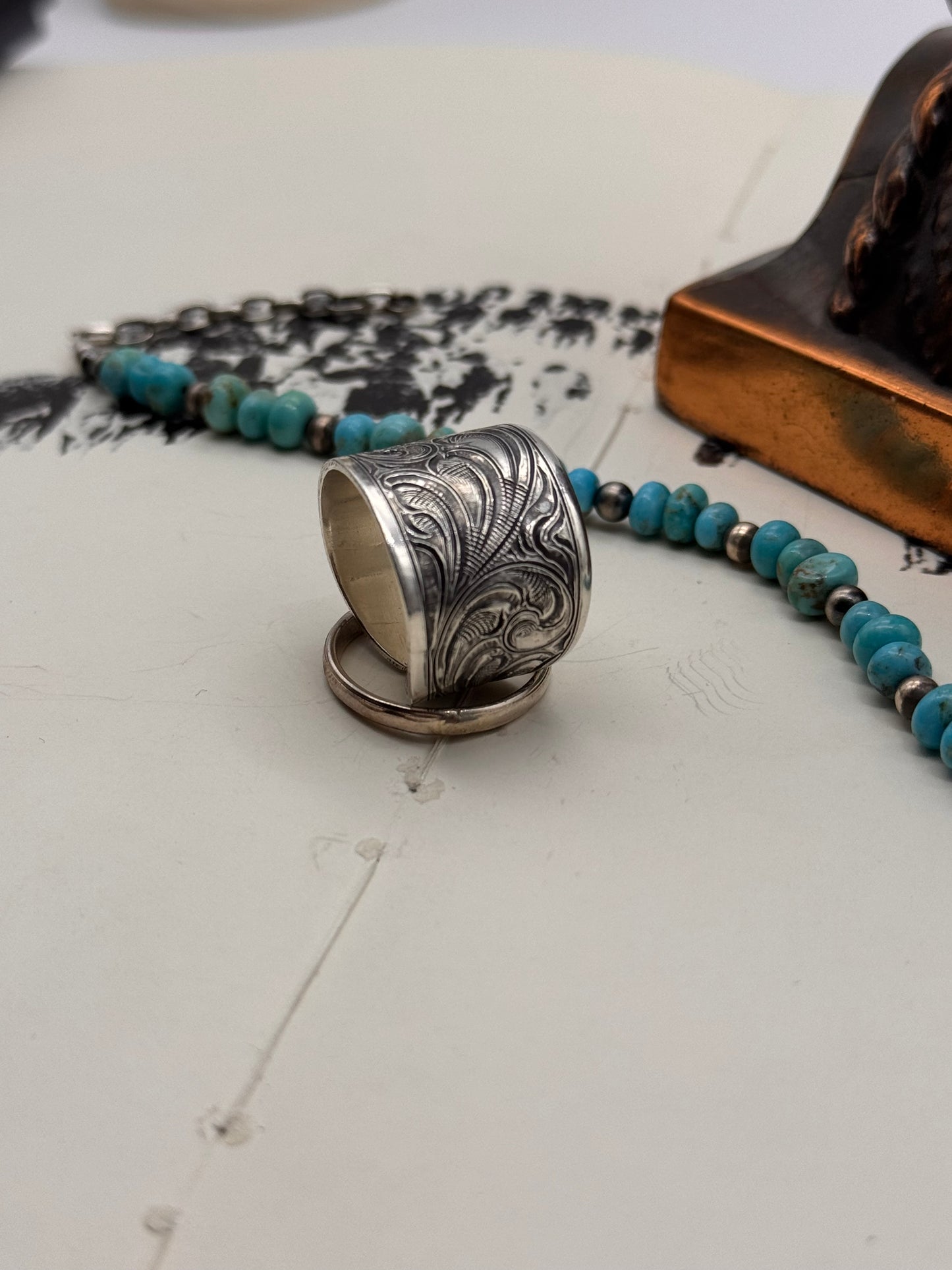 Silver Scroll Band