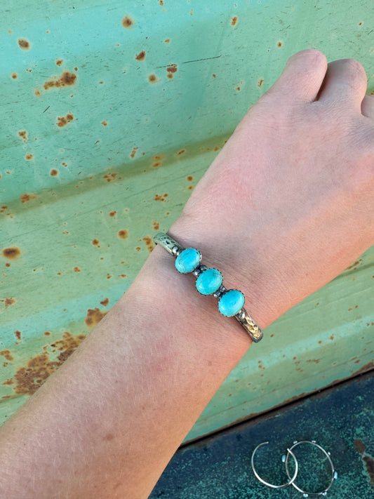 3 Stone Kingman Cuff