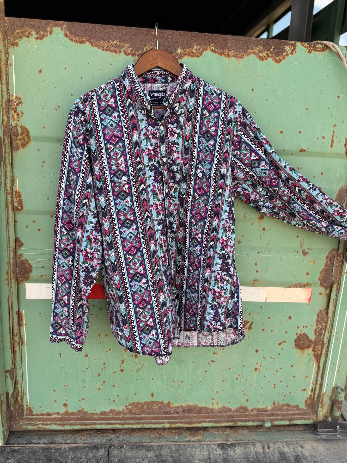 Vintage Wrangler Floral Button Up