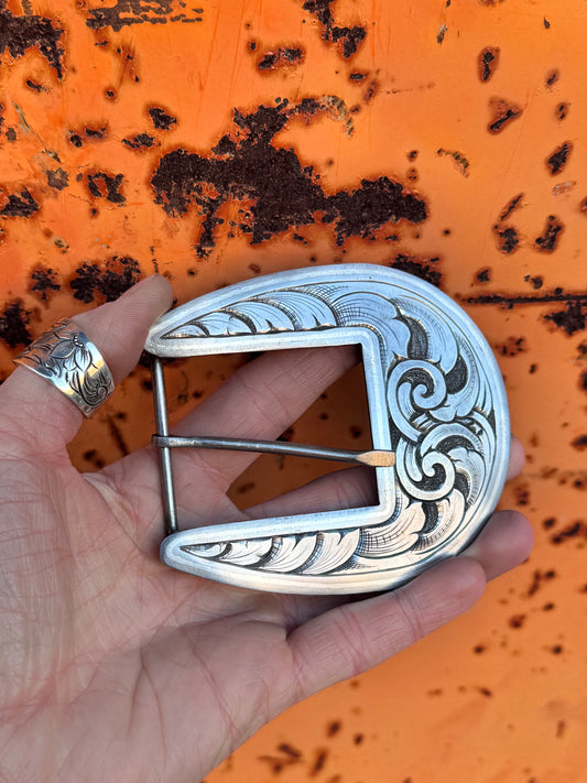 Steel Engraved Ranger Buckle