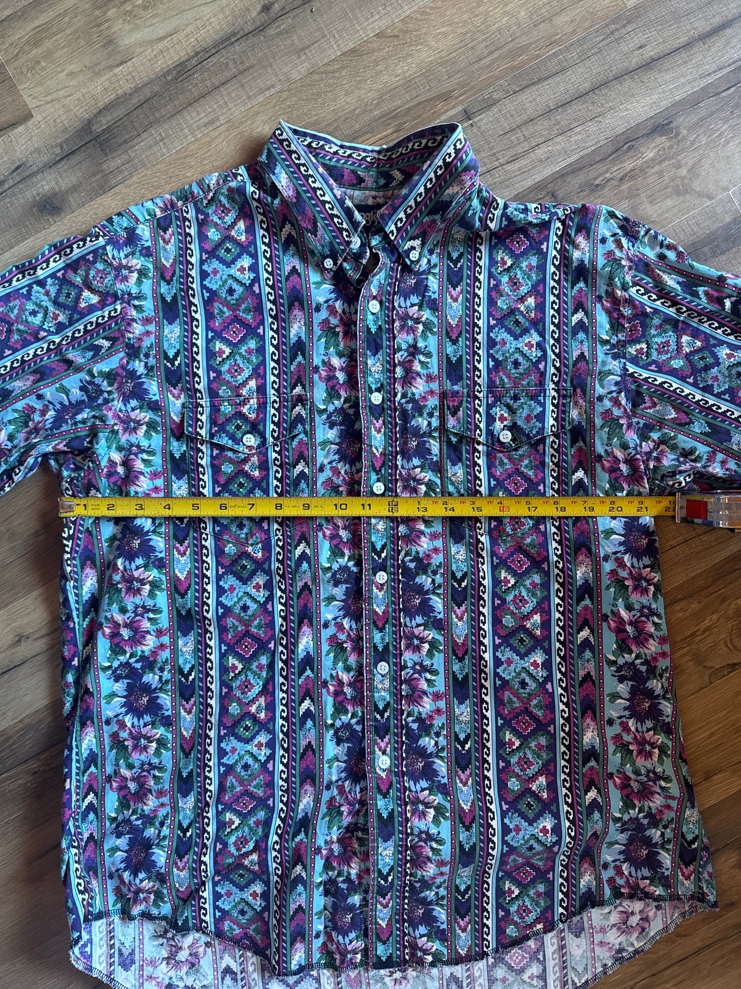 Vintage Wrangler Floral Button Up