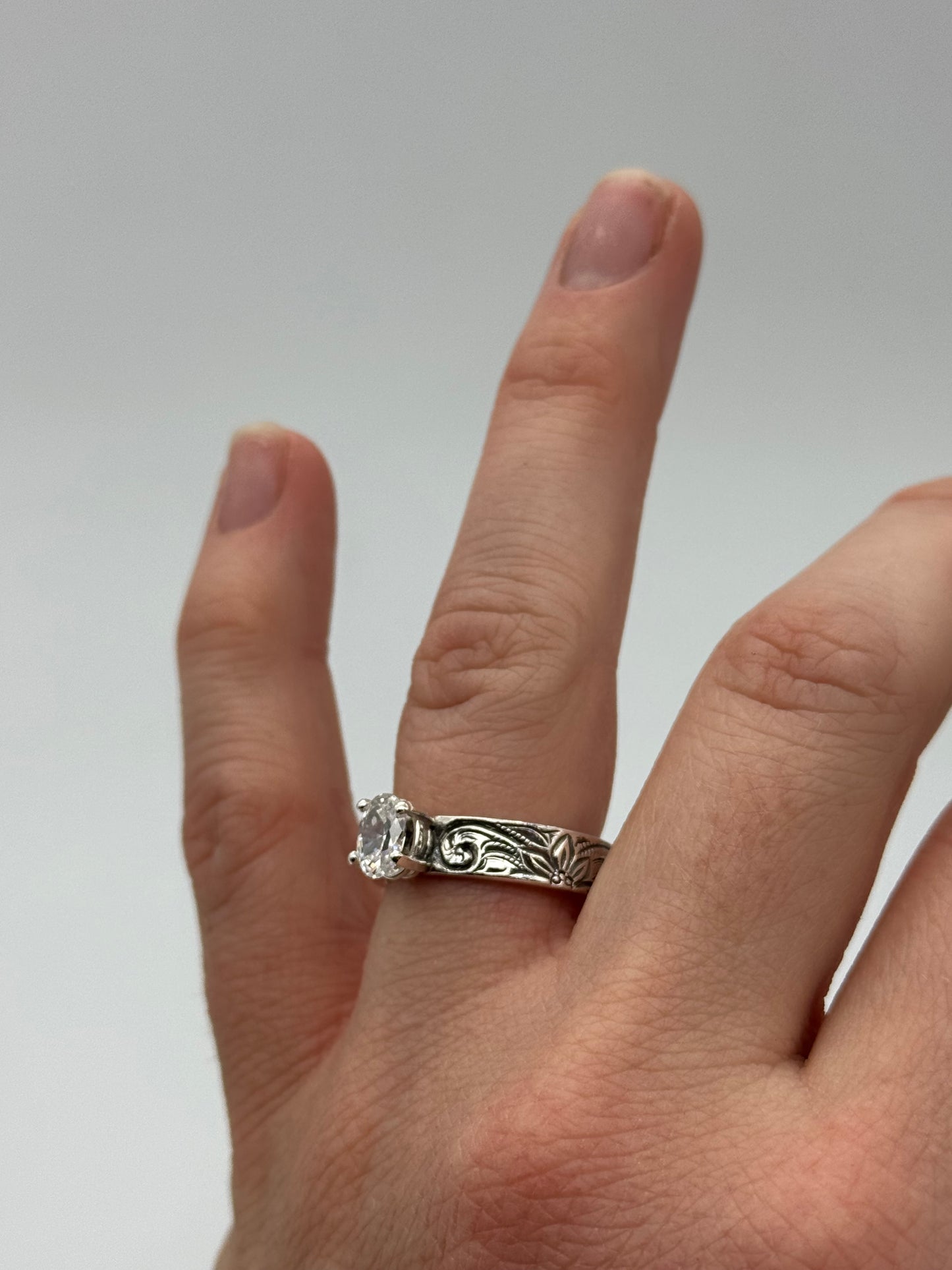 CZ Engagement Ring