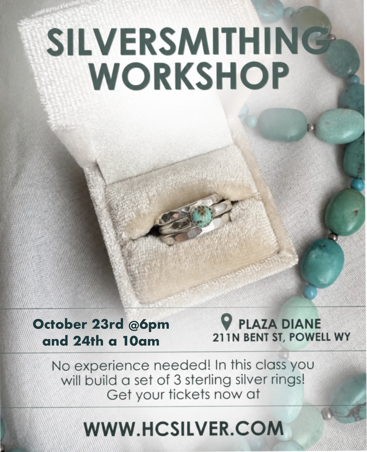 Plaza Diane Stacker Ring Class: Saturday, October 24th 10am