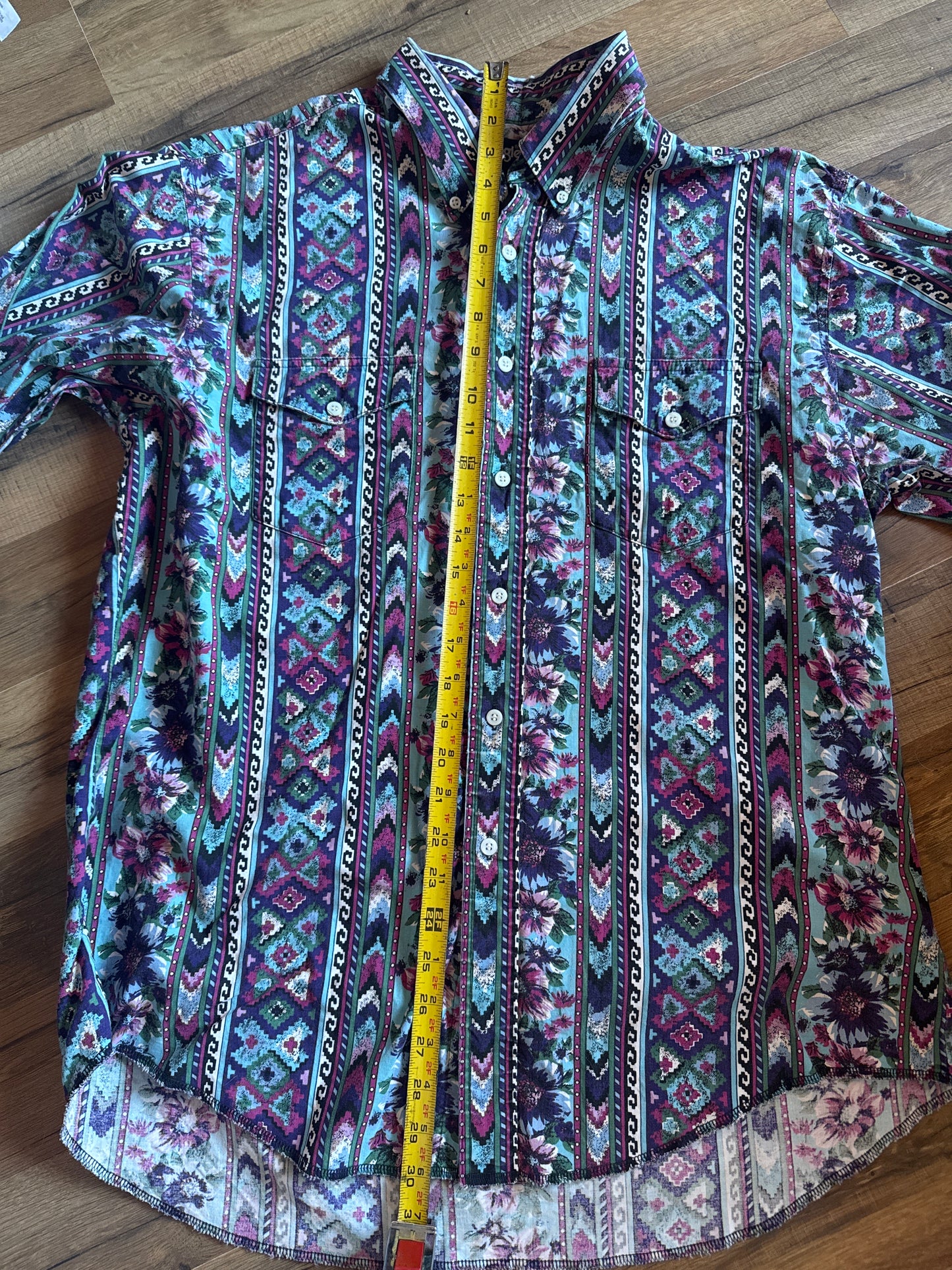 Vintage Wrangler Floral Button Up