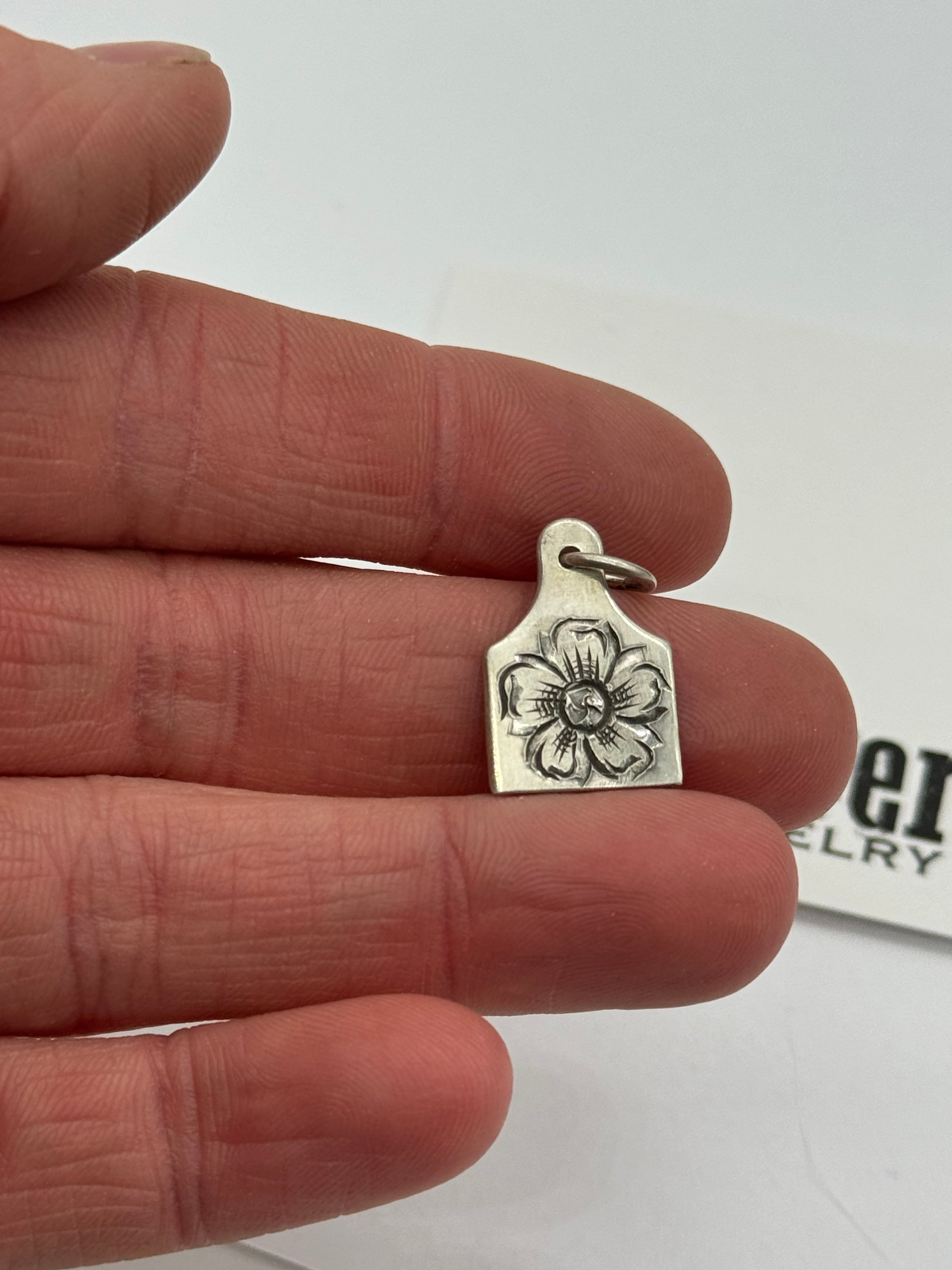 Mini Flower Cattle Tag