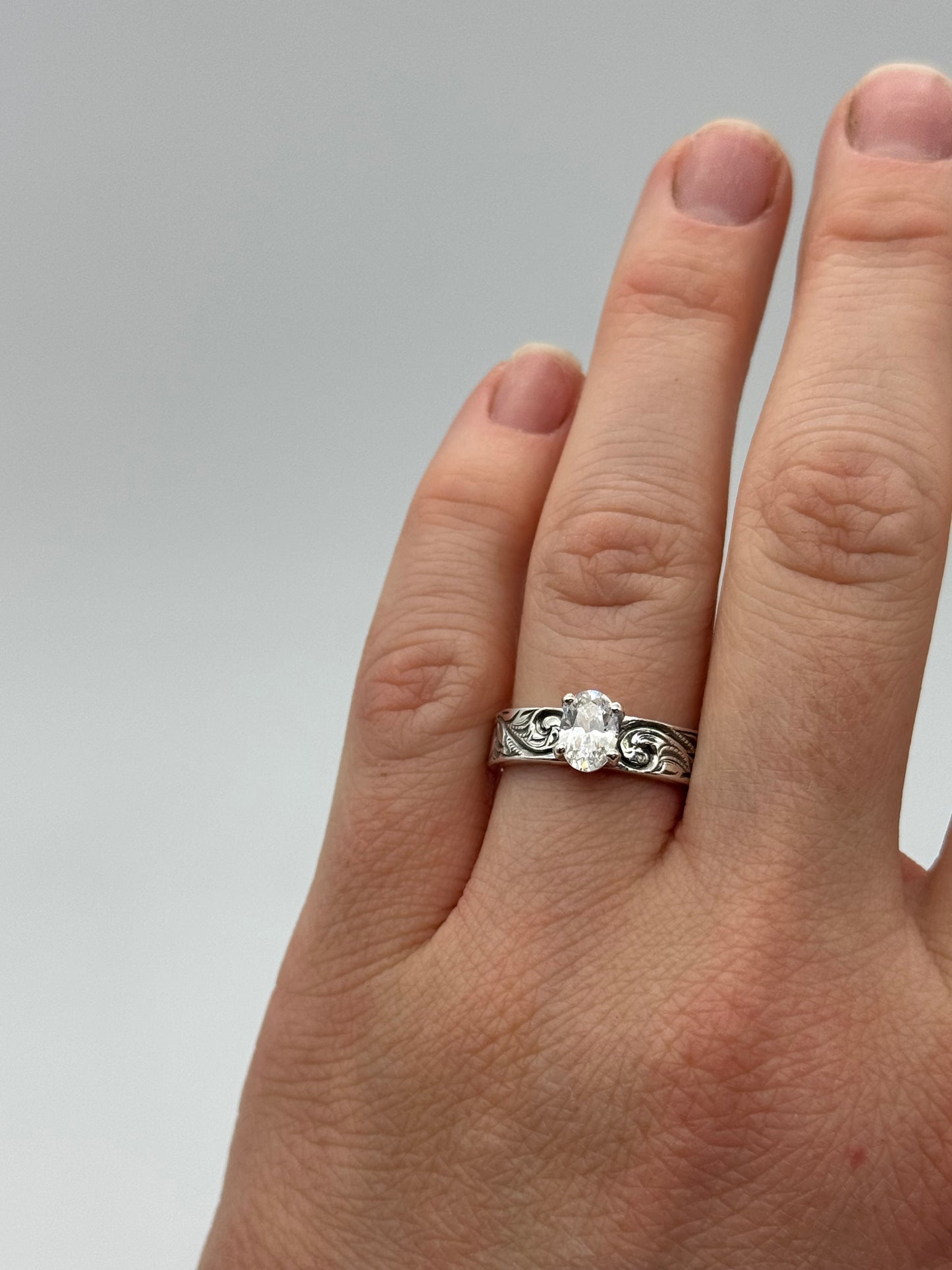 CZ Engagement Ring