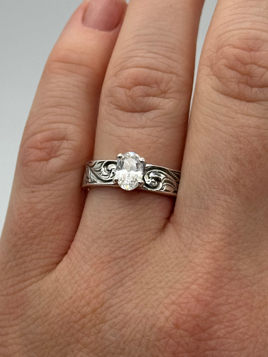 CZ Engagement Ring
