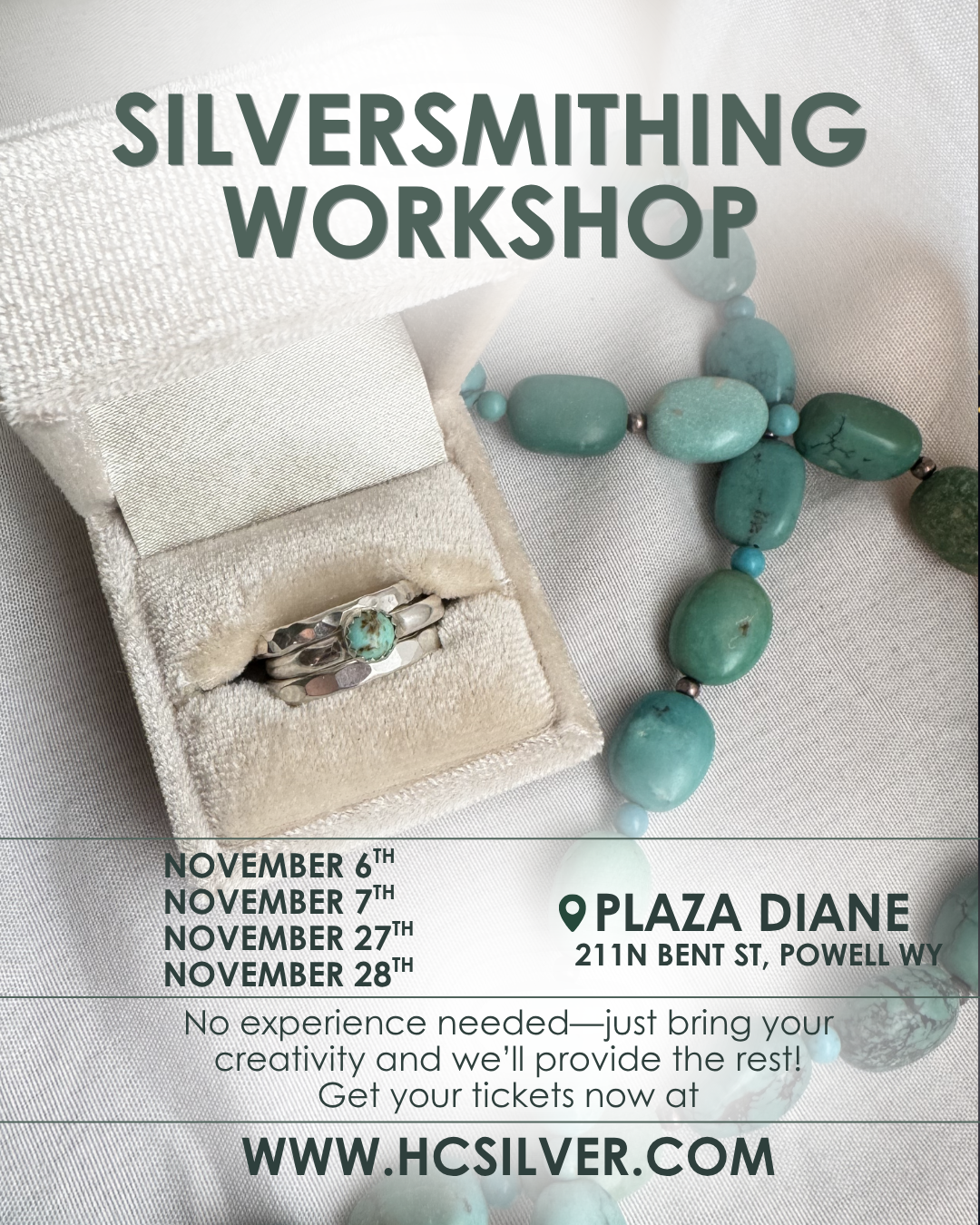 Plaza Diane Stacker Ring Class: Friday, November 27th at 6pm