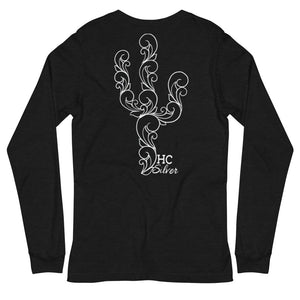 Scroll Cactus Unisex Long Sleeve Tee