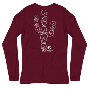 Scroll Cactus Unisex Long Sleeve Tee
